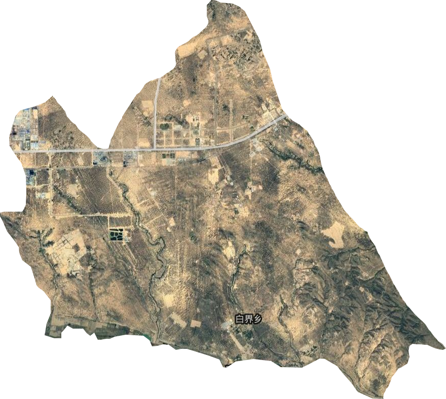 白界乡卫星图