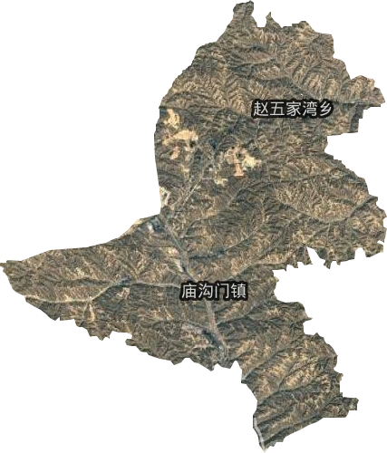 庙沟门镇卫星图