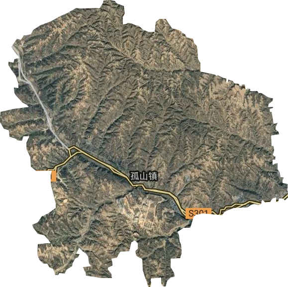 孤山镇卫星图
