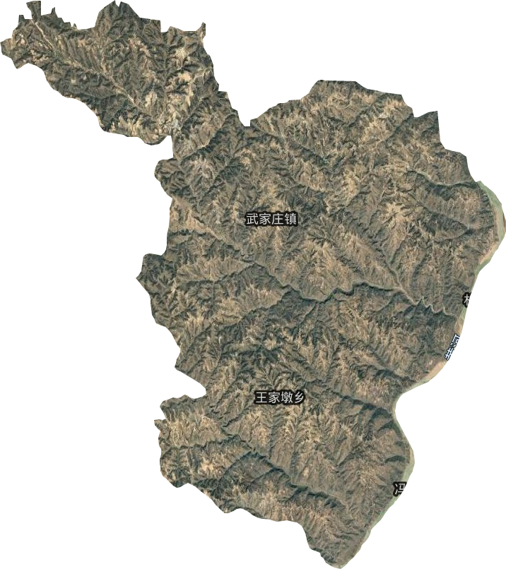 武家庄镇卫星图