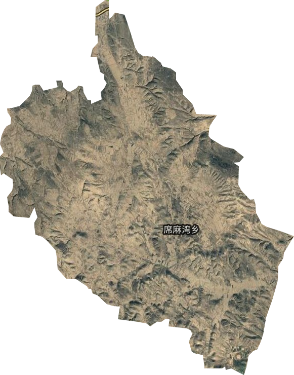 席麻湾乡卫星图