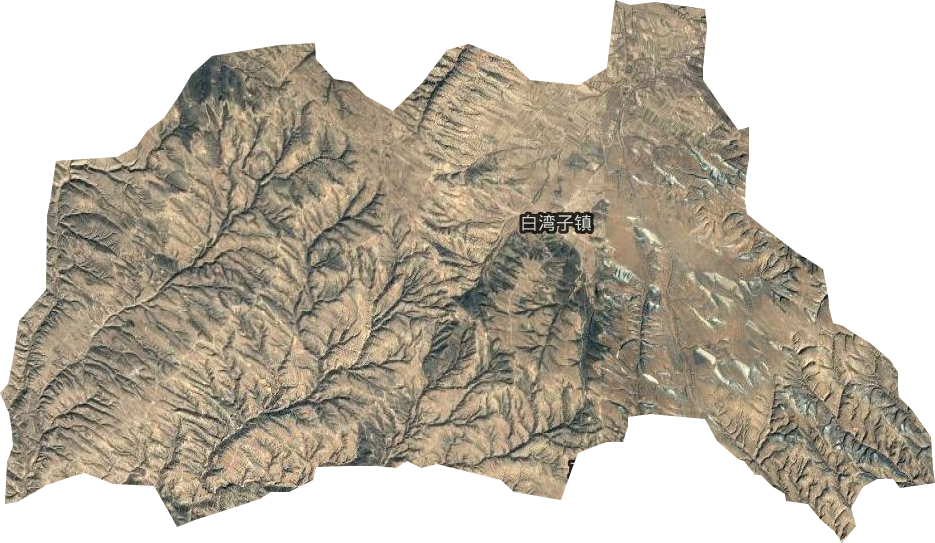 白湾子镇卫星图