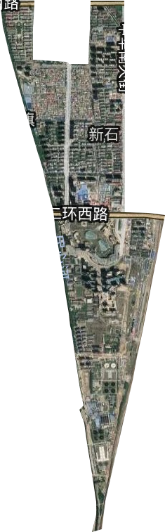 新石街道卫星图