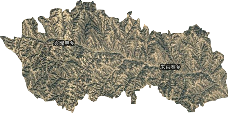 朱官寨乡卫星图