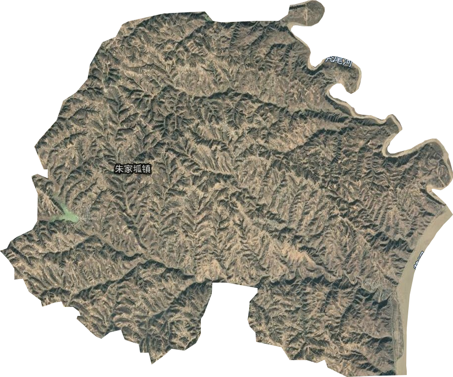 朱家坬乡卫星图