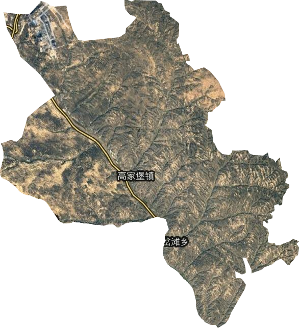 高家堡镇卫星图