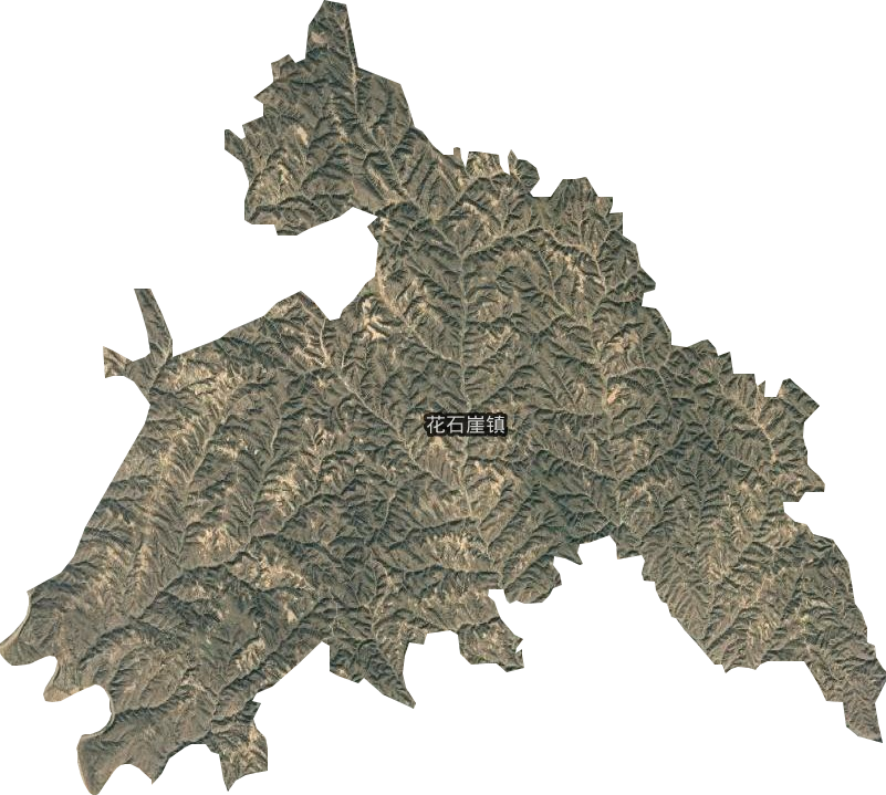 花石崖镇卫星图