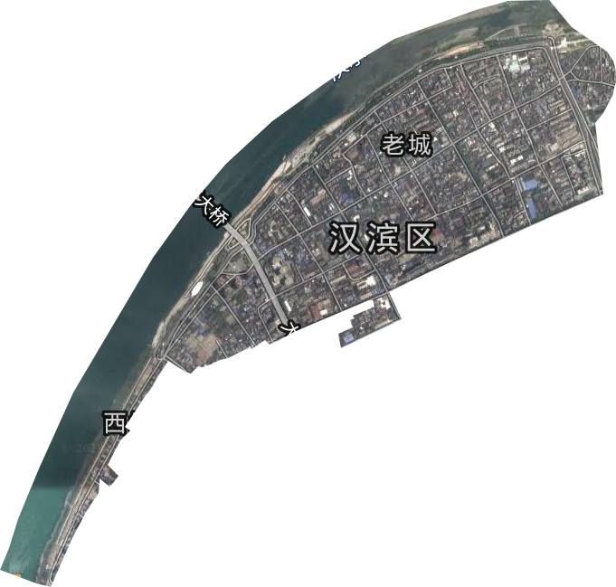 老城街道卫星图