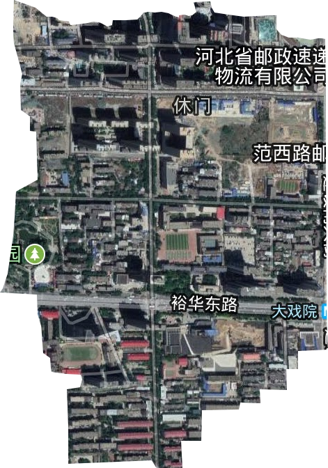 休门街道卫星图