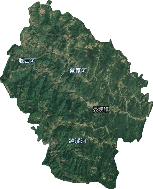 晏坝镇卫星图
