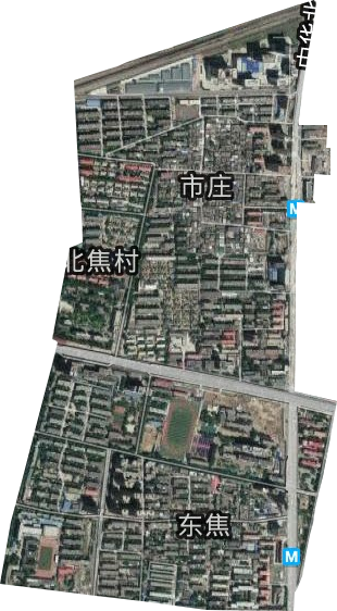 东焦街道卫星图