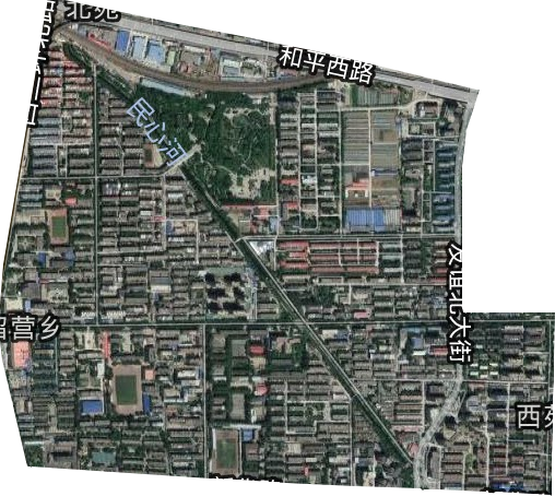 西苑街道卫星图