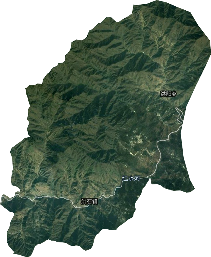 洪石镇卫星图