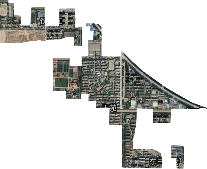 天苑街道卫星图