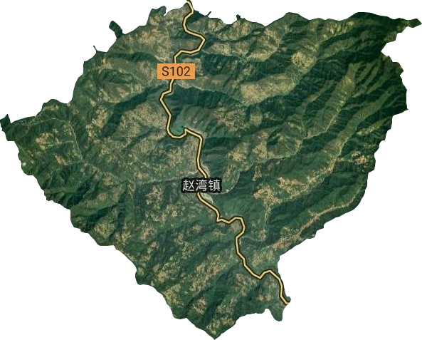 赵湾镇卫星图