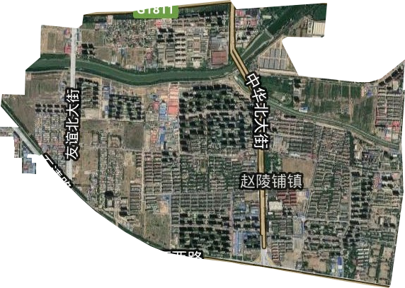 赵陵铺镇卫星图