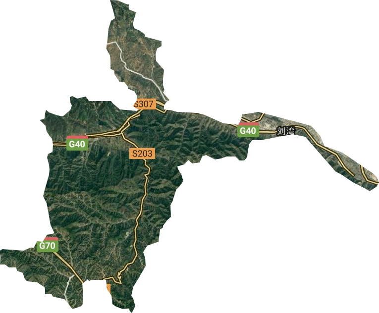 杨峪河镇卫星图