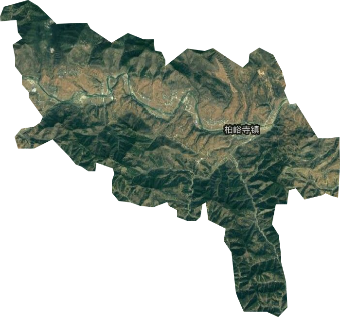 柏峪寺乡卫星图
