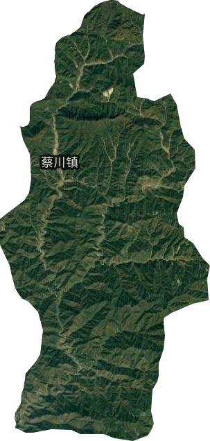 蔡川镇卫星图