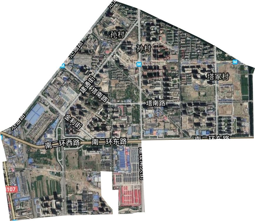 建通街道卫星图
