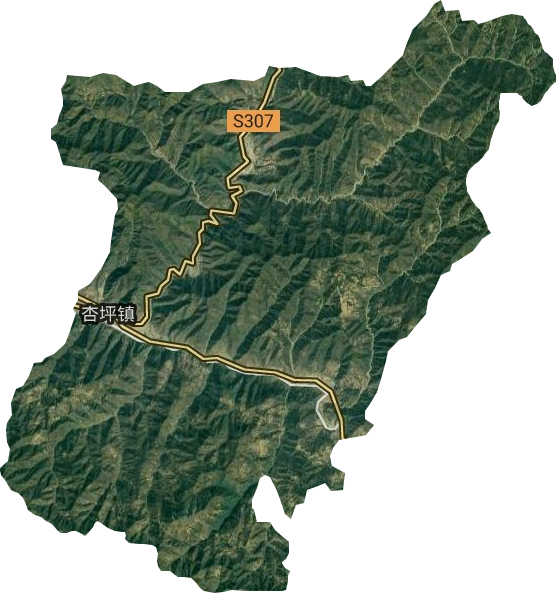 杏坪乡卫星图