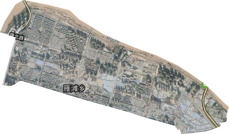 雁北街道卫星图