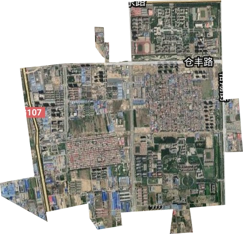 裕翔街道卫星图