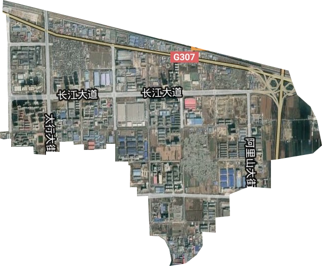 太行街道卫星图