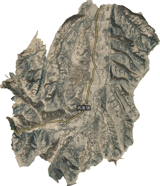 高崖镇卫星图