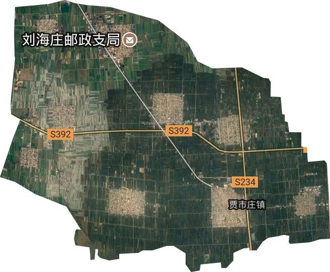 贾市庄镇卫星图