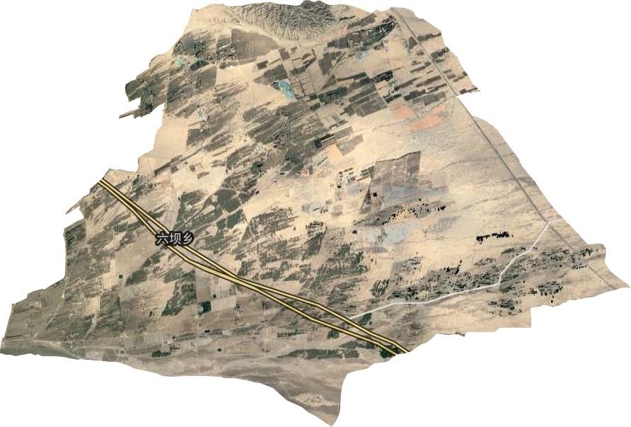 六坝乡卫星图