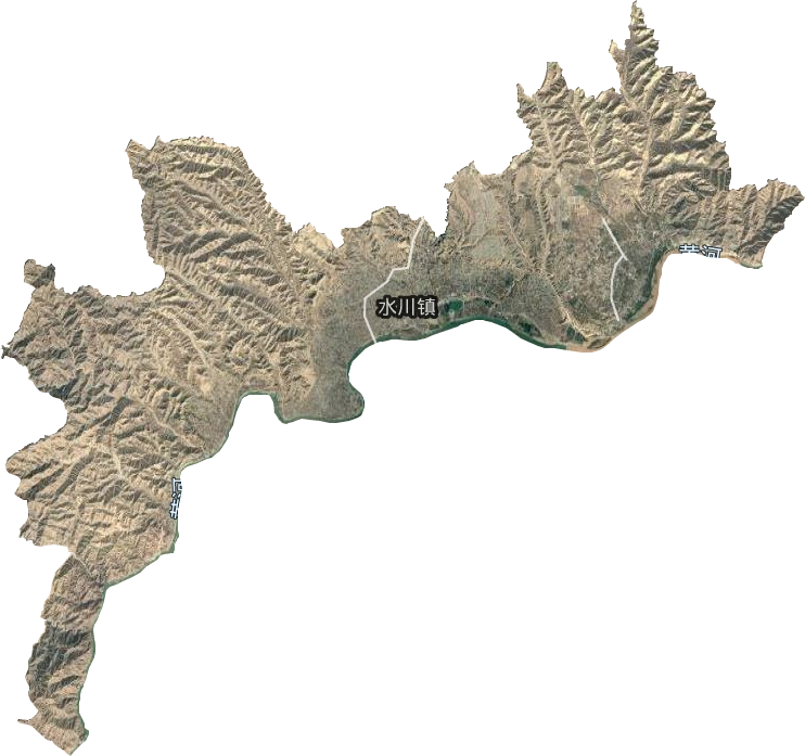水川镇卫星图