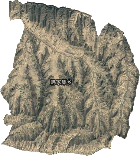韩家集乡卫星图