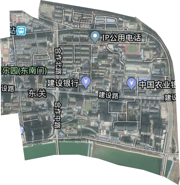 东关街道卫星图