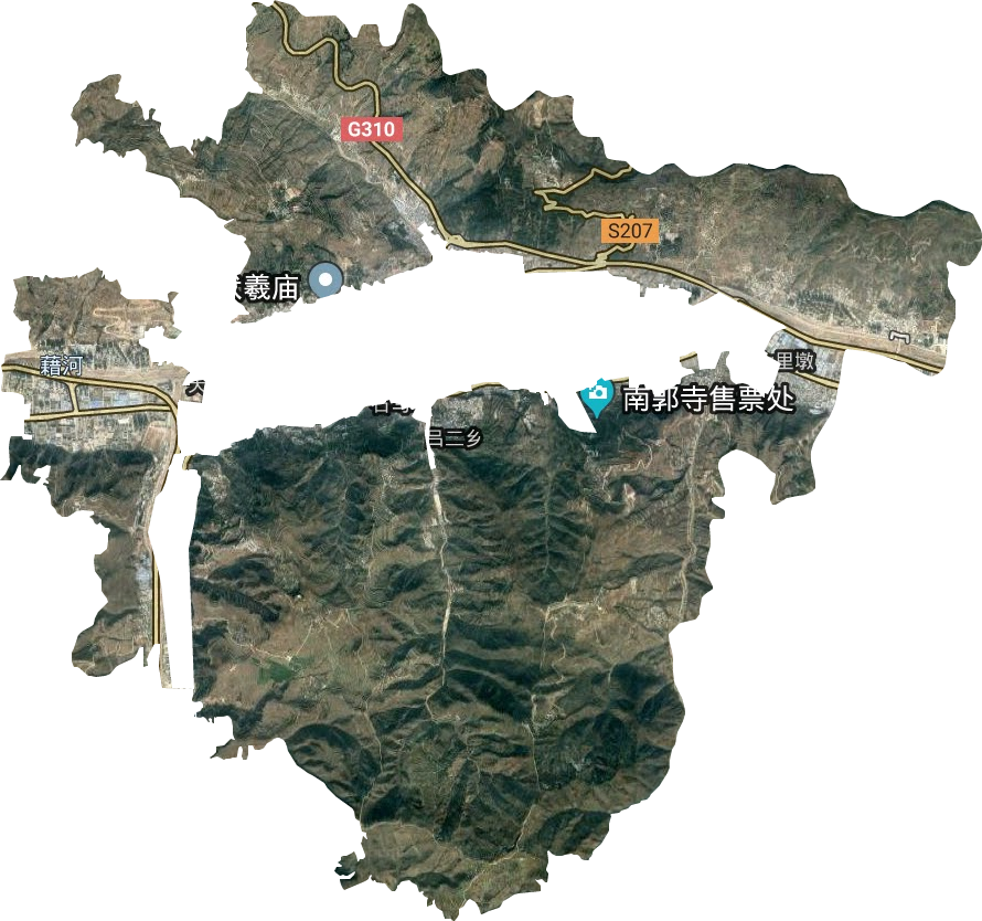 玉泉镇卫星图