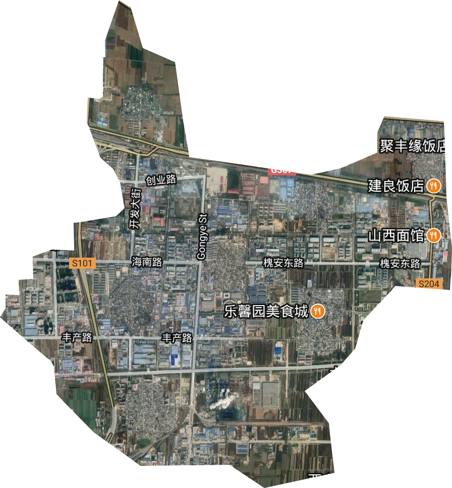 石家庄经济技术开发区卫星图