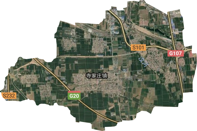 寺家庄镇卫星图