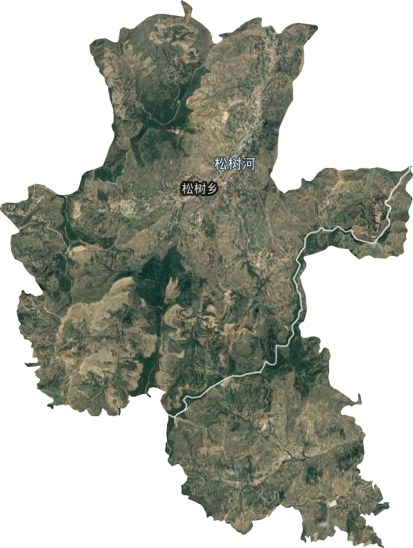 松树乡卫星图