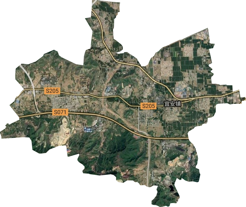 宜安镇卫星图