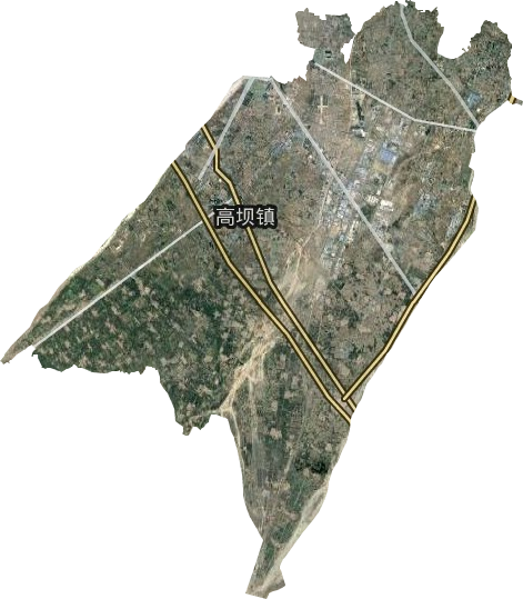 高坝镇卫星图