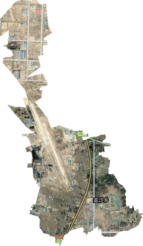 金沙乡卫星图