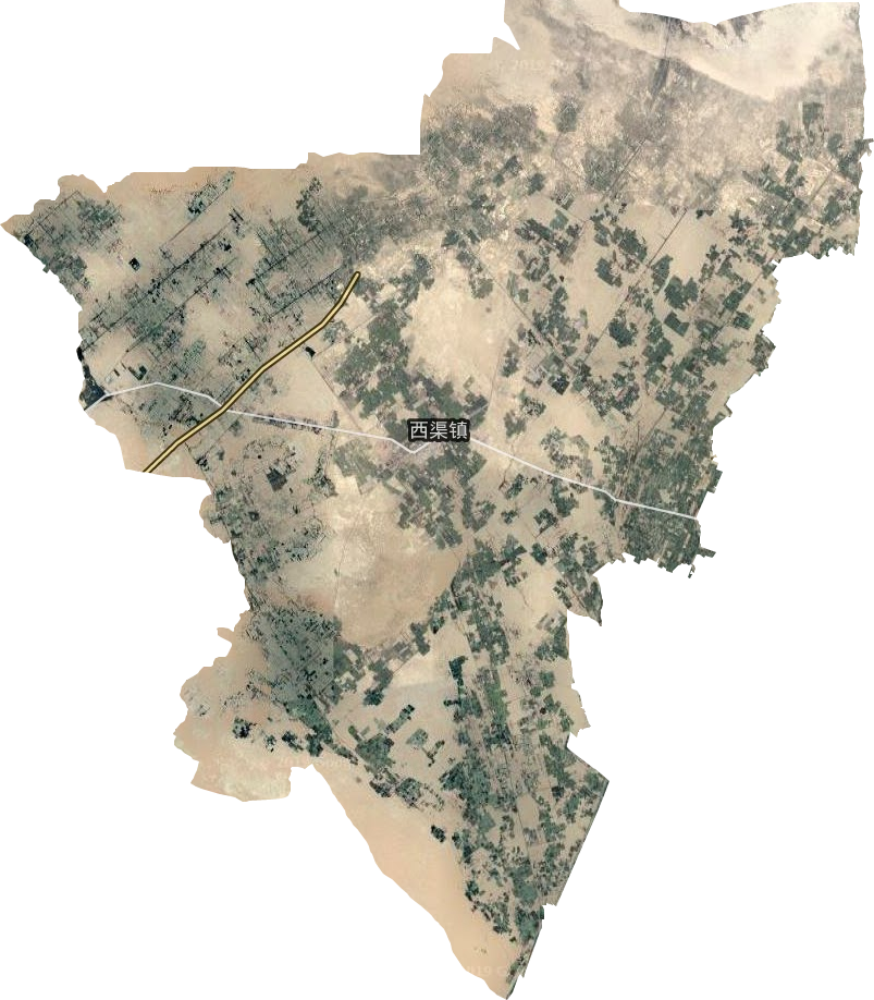 西渠镇卫星图