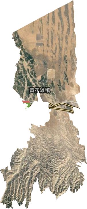 黄花滩乡卫星图
