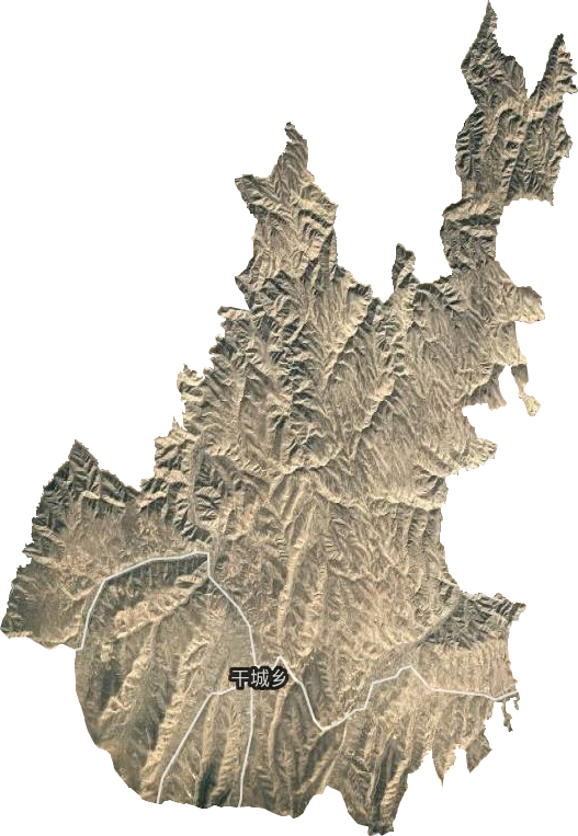 干城乡卫星图