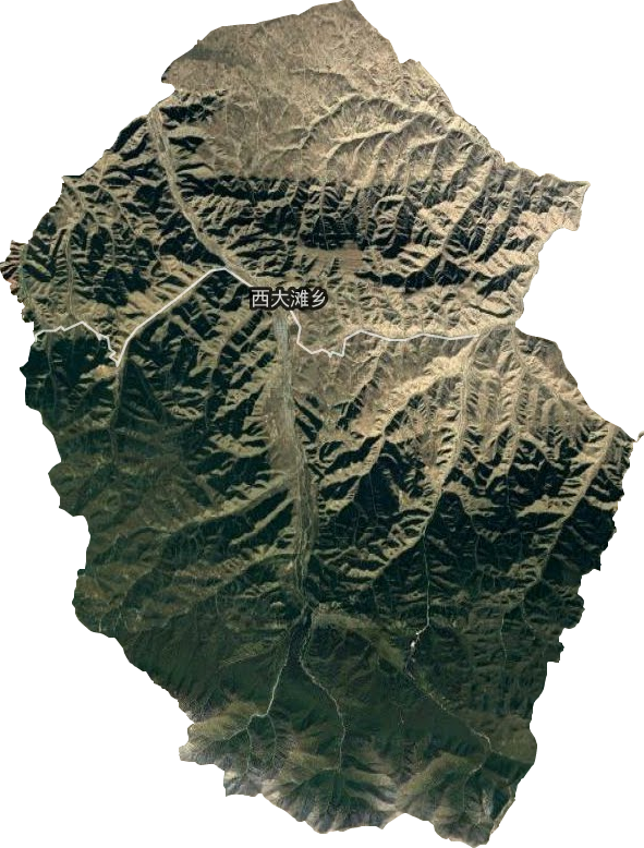 西大滩乡卫星图