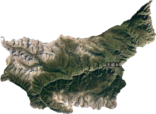 毛藏乡卫星图