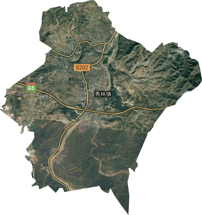 秀林镇卫星图