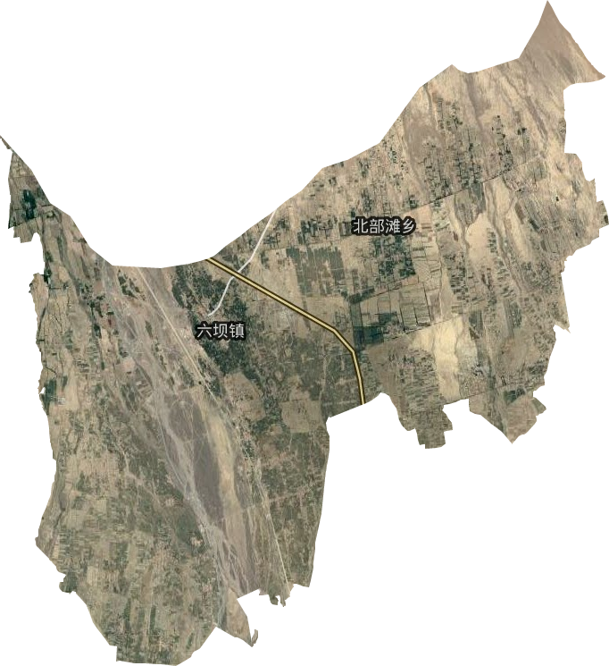 六坝镇卫星图