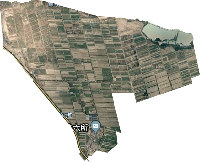 国营临泽农场卫星图