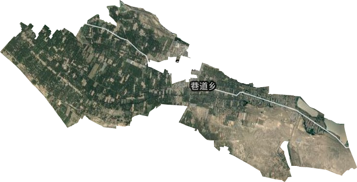 巷道乡卫星图